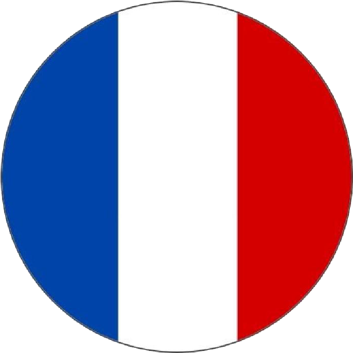 France - France Flag In Round Clipart (700x700), Png Download