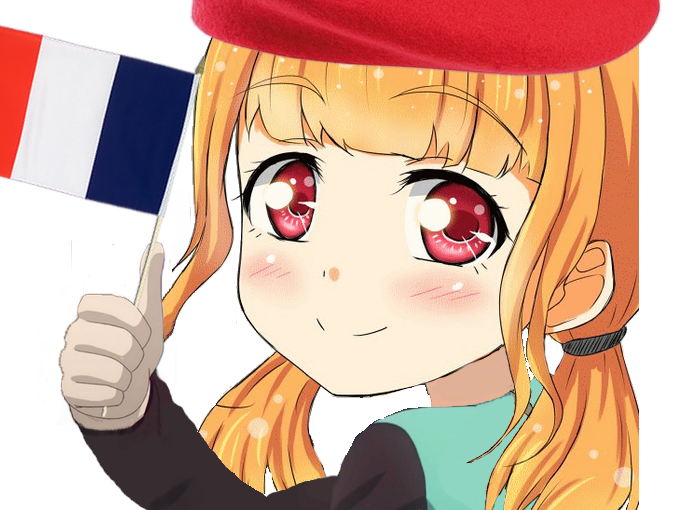 Lien Direct, 2018/24/5/1529074341 Naerin Francais - Drapeau Français Manga Clipart (680x510), Png Download