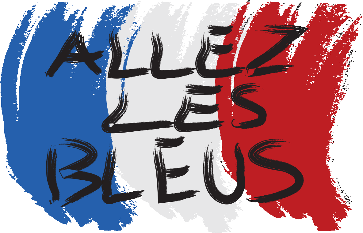 Sticker Sport Allez Les Bleus Ambiance Sticker Col - English Language ...