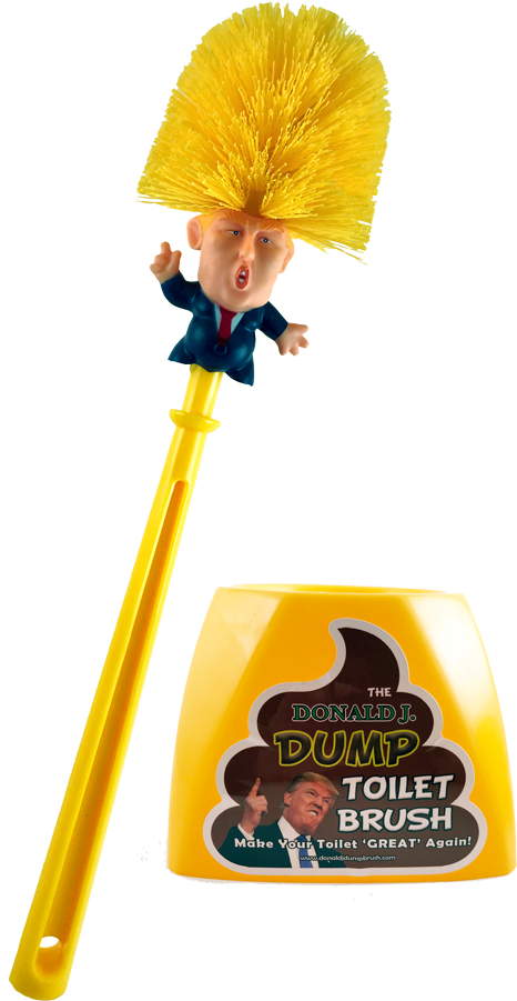 The Original Trump Toilet Brush - Skirt Clipart (550x910), Png Download