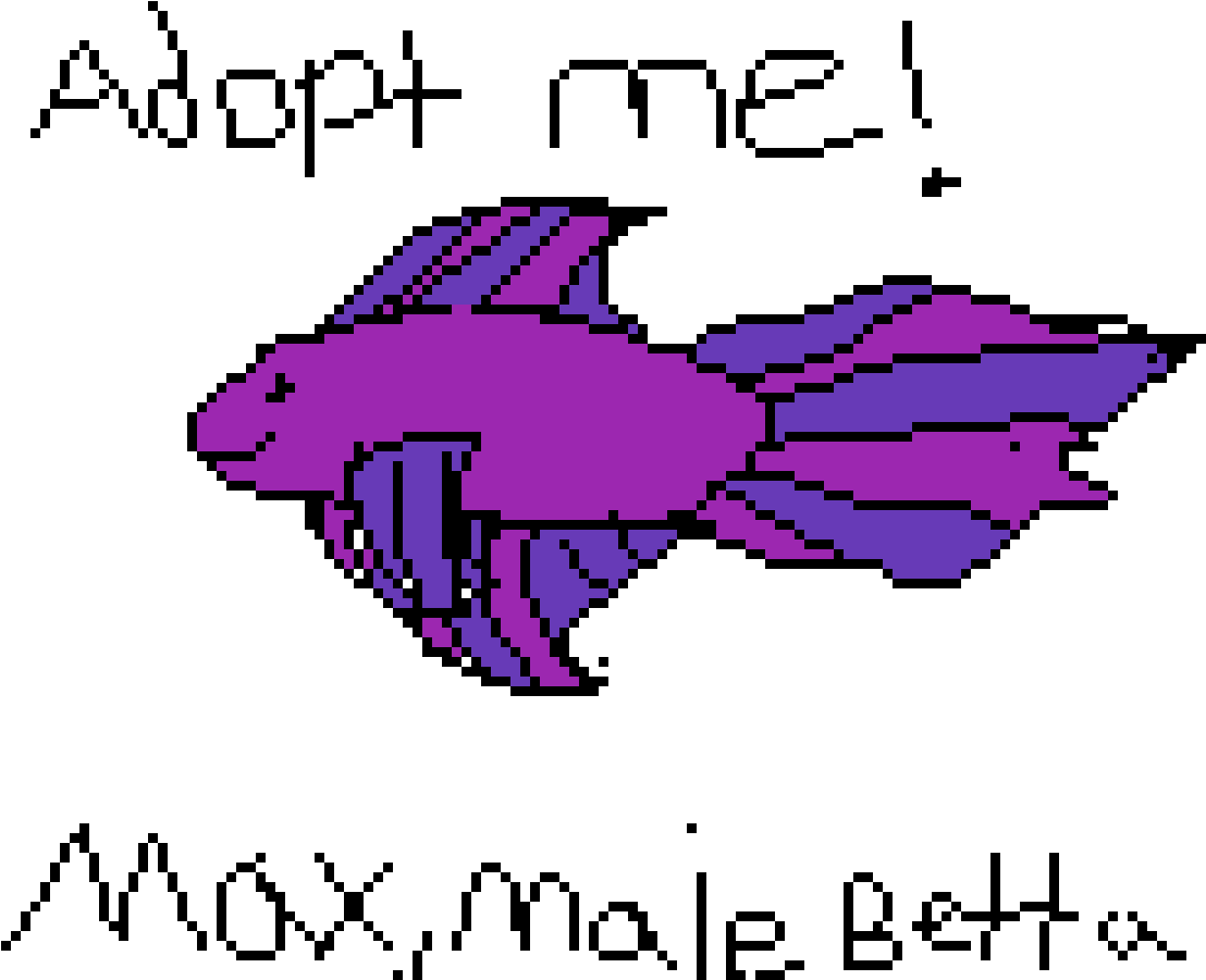Male Betta Adoptable Clipart (1125x900), Png Download