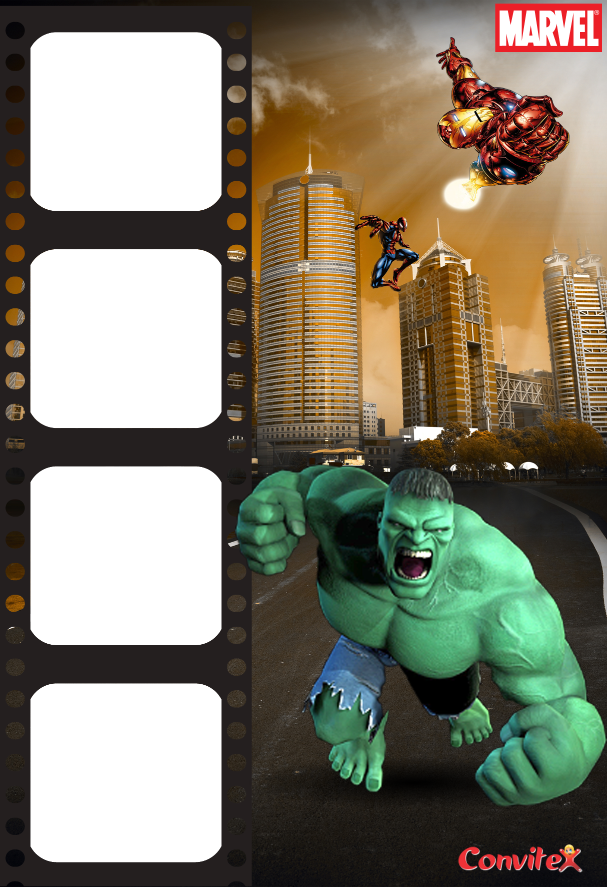 Esta Entrada Foi Postada Em 25/10/2011, Em Convites - Hulk Ultimate Destruction Png Clipart (1214x1772), Png Download