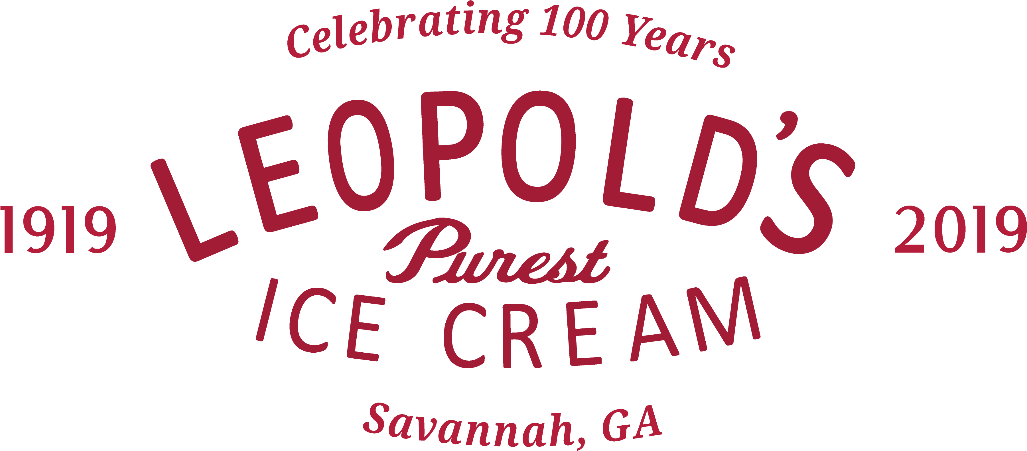 Leopold's Ice Cream - Poster Clipart (3629x1620), Png Download