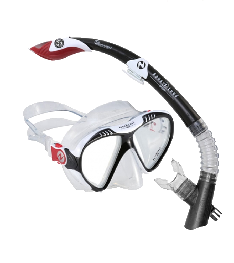 Aqua Lung Magellan Lx/atlantis Gopro Snorkel Set Rowand's - Aqualung Sport Combo Magellan Clipart (1000x1000), Png Download