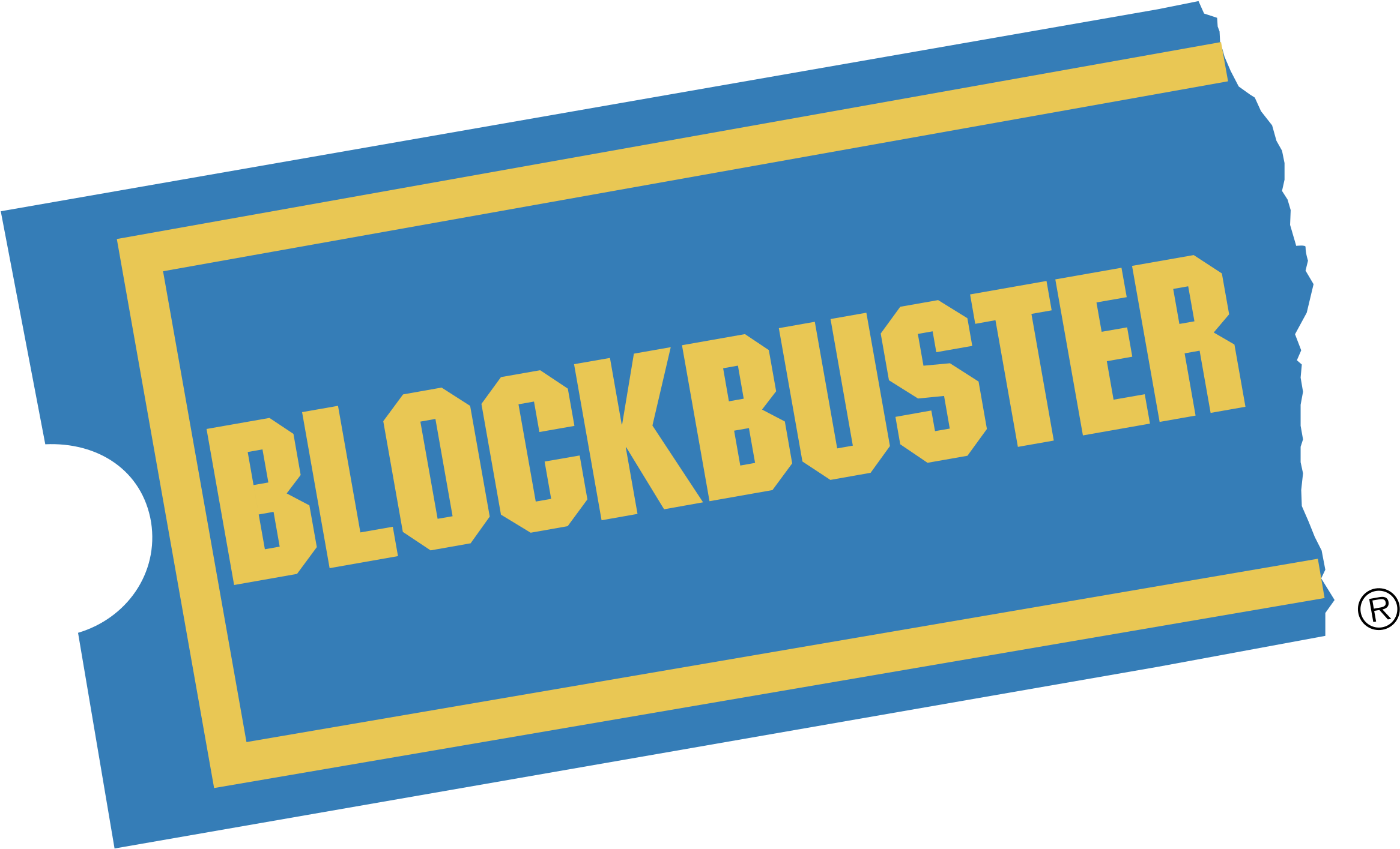 Blockbuster 01 Logo Png Transparent - Blockbuster Clipart (2400x2400), Png Download