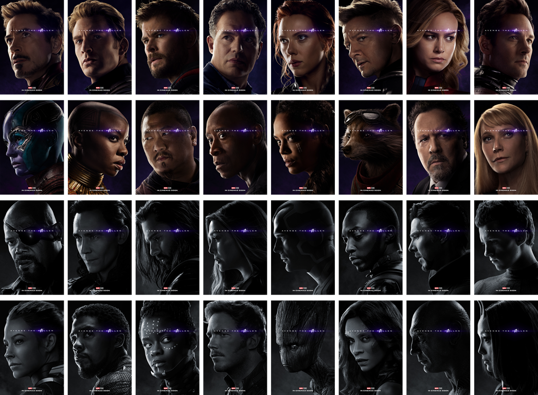 Share - Tweet - Avengers Endgame Avenge The Fallen Posters Clipart (1046x768), Png Download
