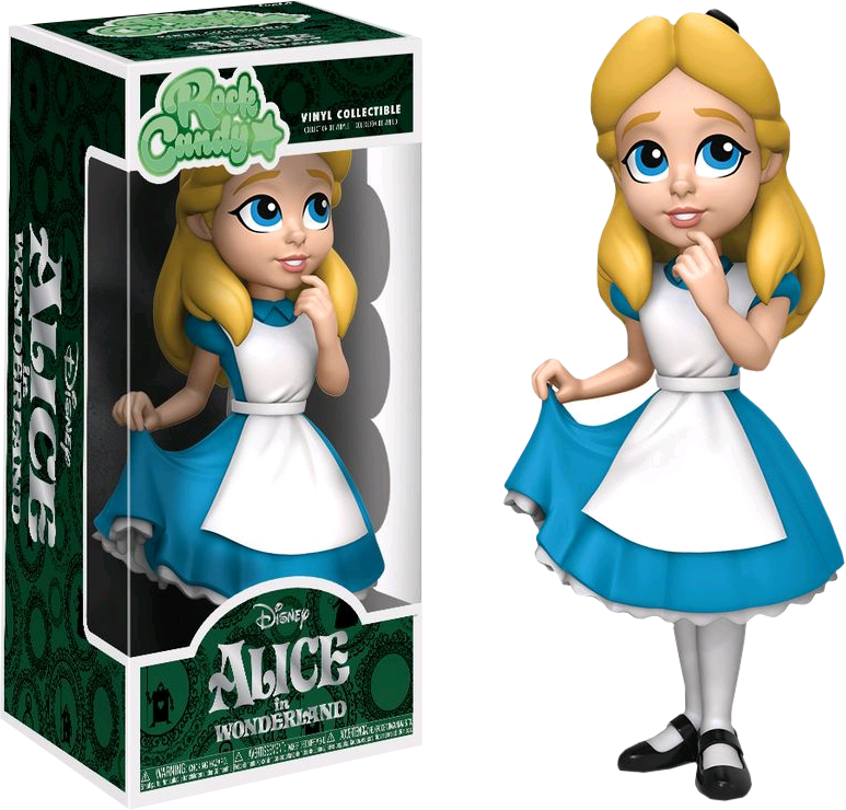 Alice In Wonderland - Funko Rock Candy Disney Clipart (773x740), Png Download