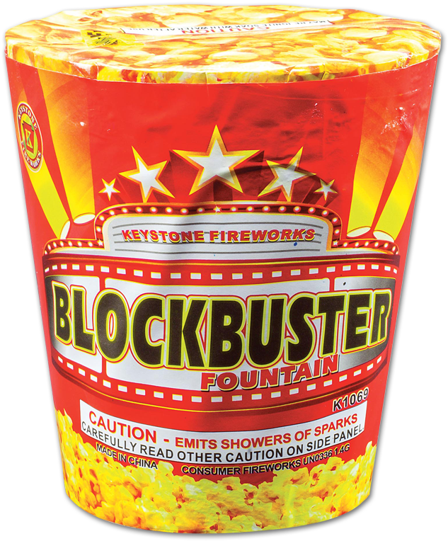 Keystone Fireworks Fountain - Blockbuster Firework Clipart (800x800), Png Download
