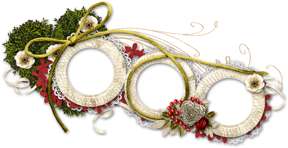Frame, Photo Frame, Photoshop, Decor, Ornament, Love - Circle Clipart (960x515), Png Download
