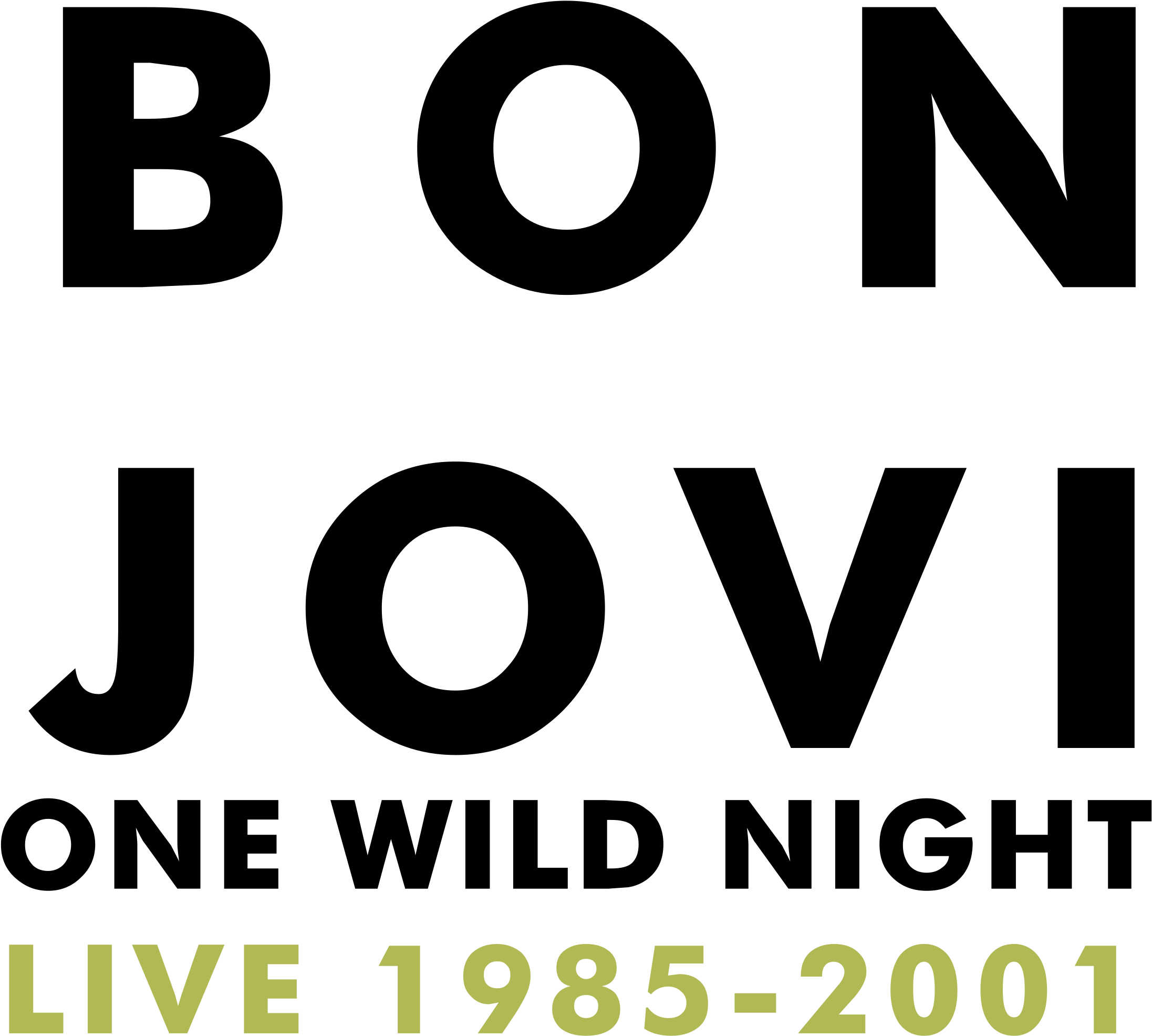Logo Bon Jovi Vector Clipart (2193x1971), Png Download