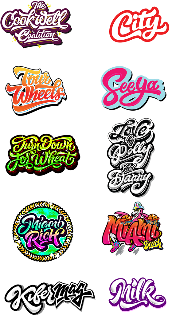Logos / Prints 13 14 15 Part 3 On Behance - Design Font Sticker Clipart (600x1070), Png Download