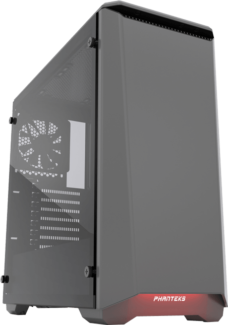 Eclipse Series P400 Tempered Glass, No Psu, Atx, Anthracite - Phanteks Eclipse Steel Tempered Glass - Png Download (700x700), Png Download
