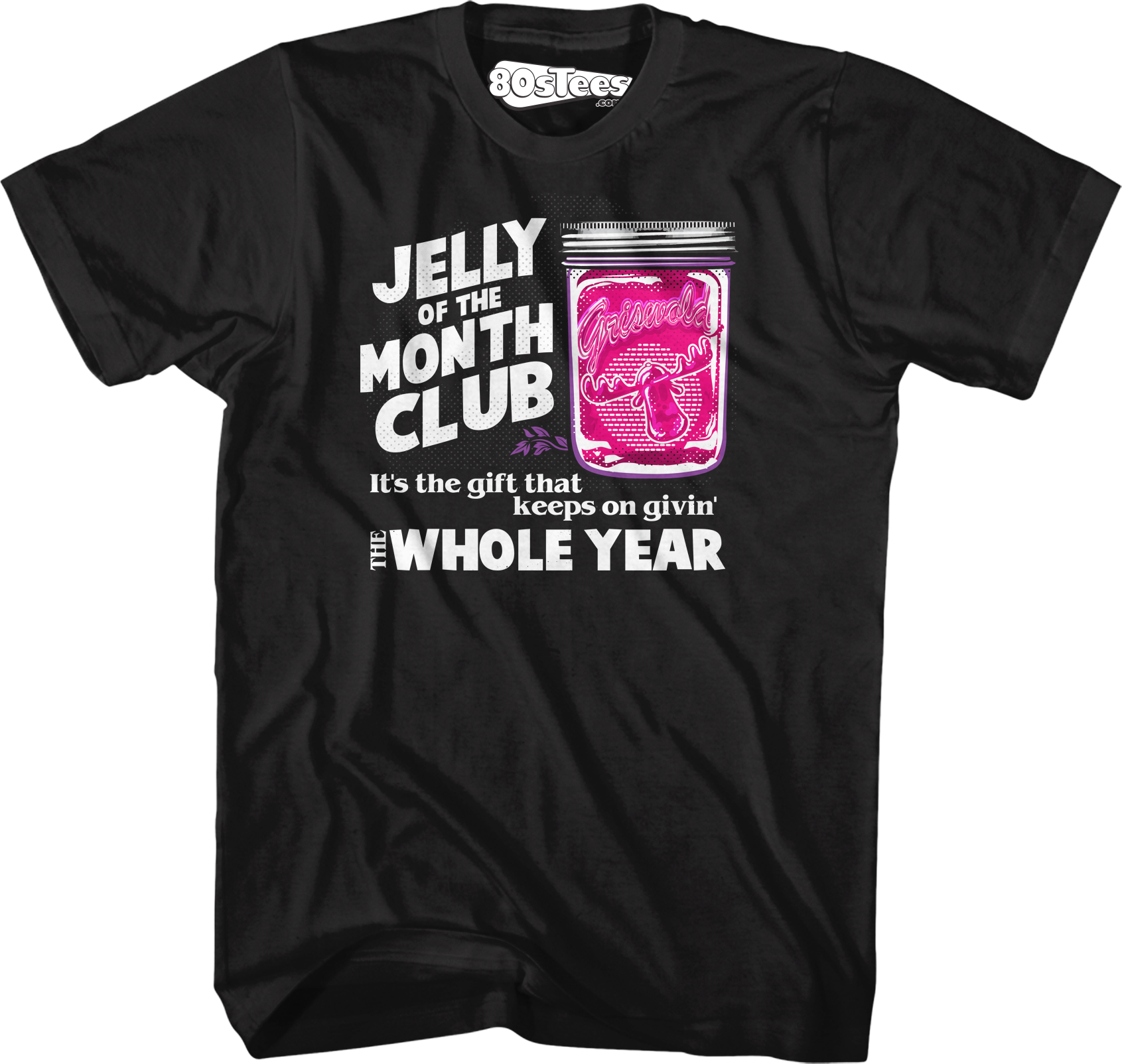 Jelly Of The Month Club Christmas Vacation T-shirt - Active Shirt Clipart (1691x1604), Png Download