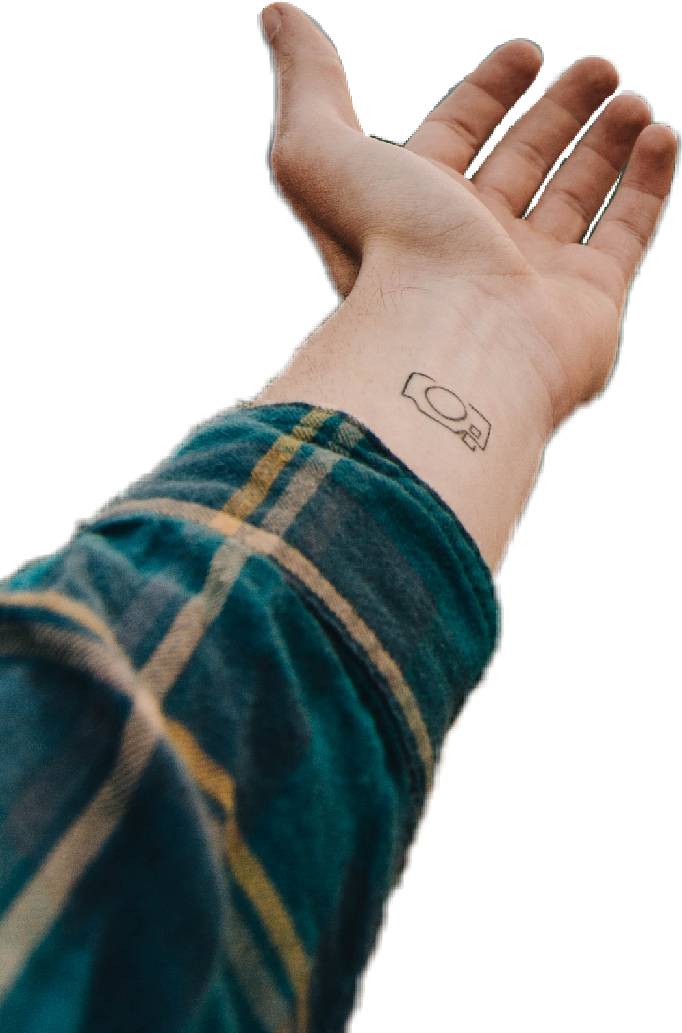 #hand #forearm #tattoo - Woolen Clipart (996x1507), Png Download
