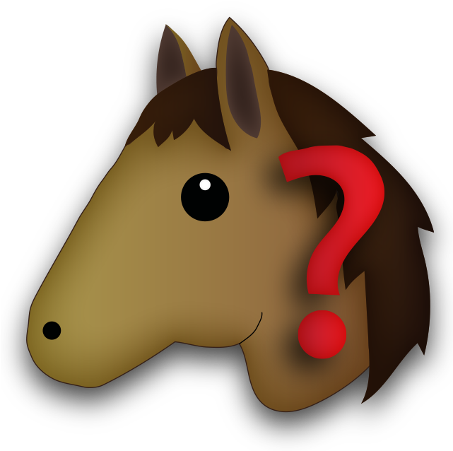 Horse Clinic Emoji - Donkey Clipart (641x638), Png Download
