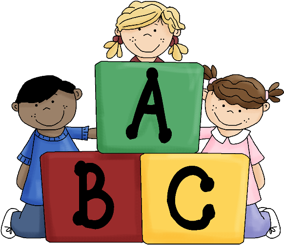 Abc School Children Funny Baby Images Clip Art - Cute Abc Clipart - Png Download (600x600), Png Download