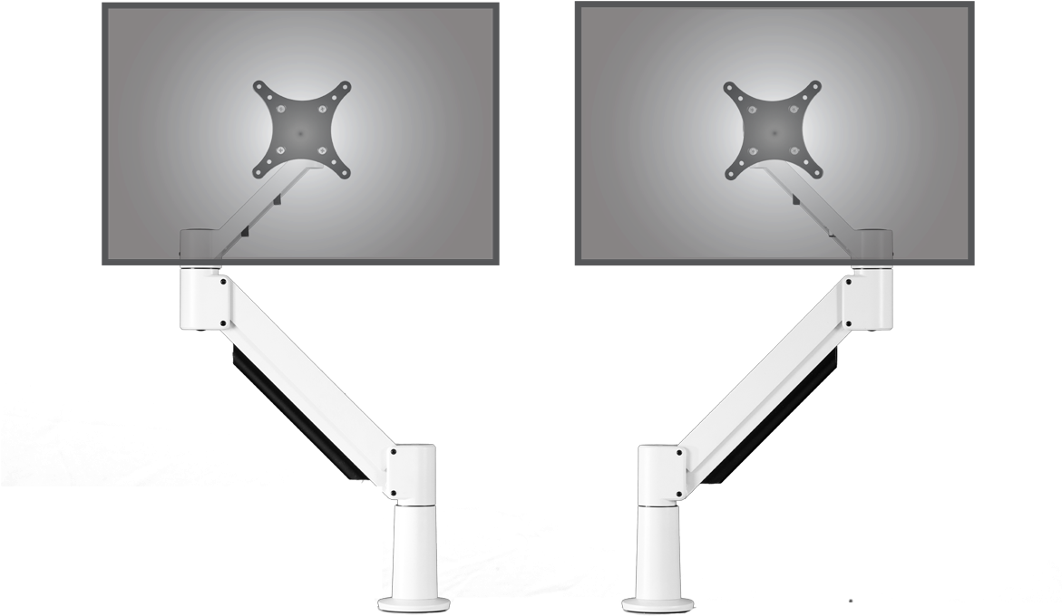 7045/7045 Twin Monitor Arm - Chair Clipart (1170x751), Png Download