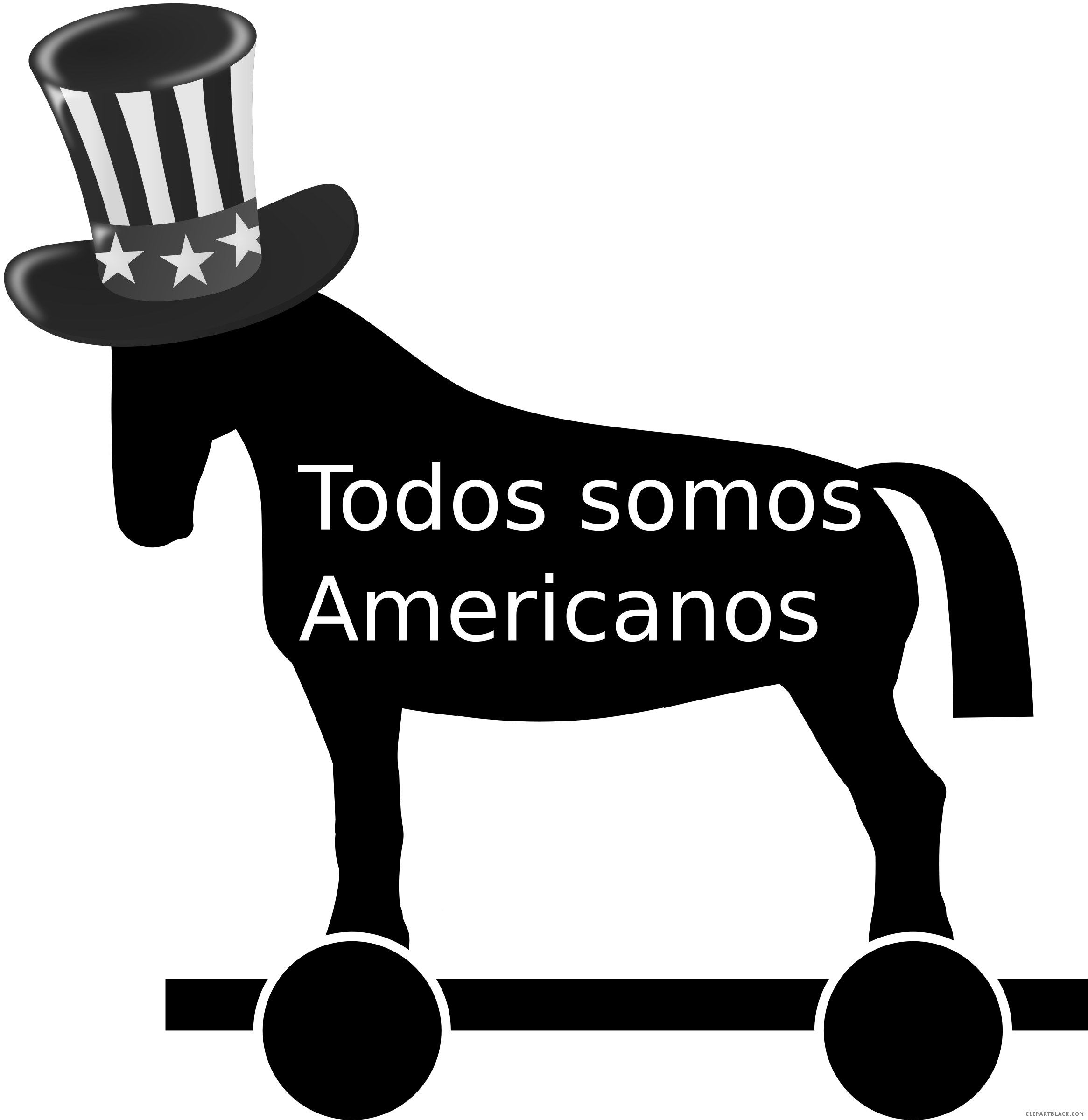 Jpg Freeuse Horse Clipart Black - Trojan Horse Clipart - Png Download (2331x2400), Png Download