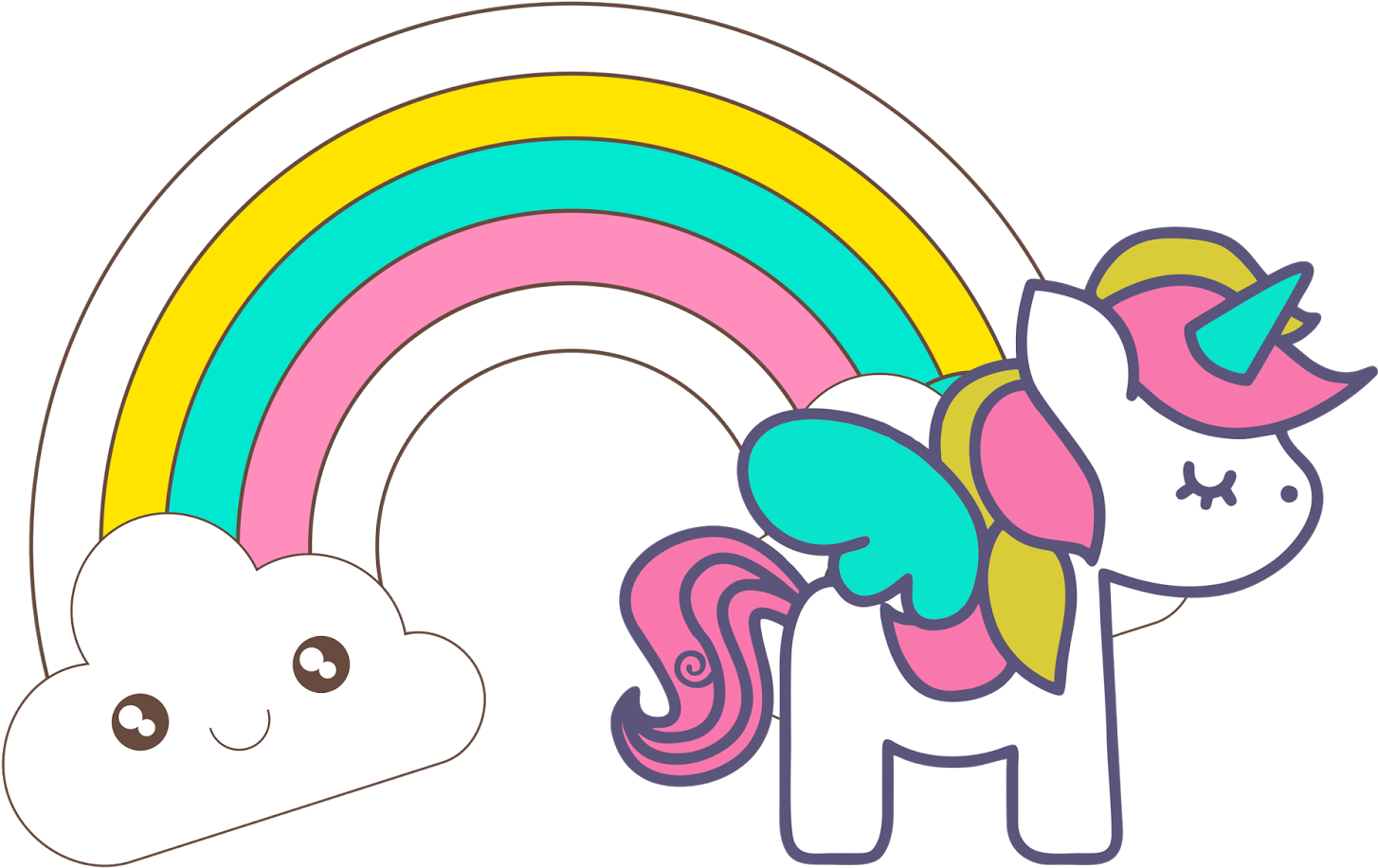 Unicorn Clipart 028 Unicorn Horse, Unicorn - Transparent Background Unicorn Clipart Png (1600x1087), Png Download