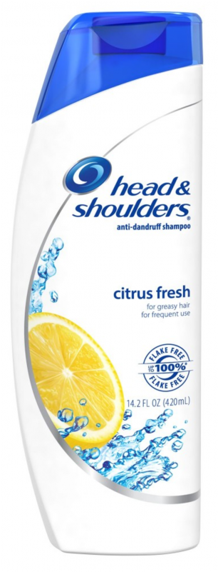 Head & Shoulders Citrus Fresh Shampoo - Head & Shoulders Citrus Fresh Shampoo Clipart (800x800), Png Download