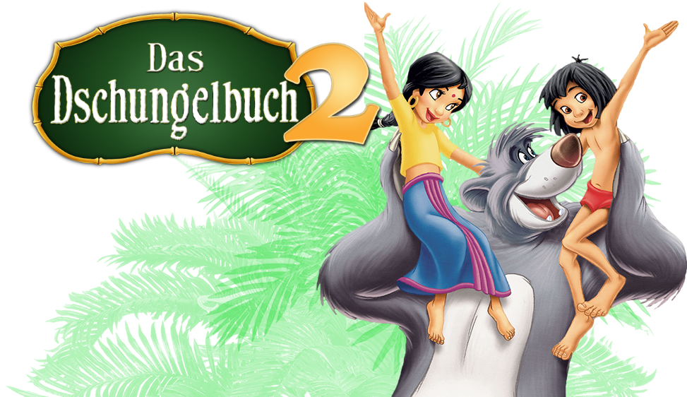 Image Id - - Jungle Book 2 Dvd Clipart (1000x562), Png Download