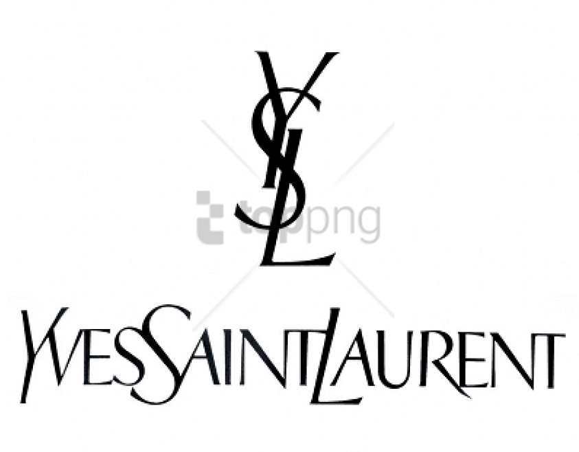Free Png Yves Saint Laurent Rouge Pur Shine Lipstick - Yves Saint Laurent Parfum Logo Clipart (850x681), Png Download