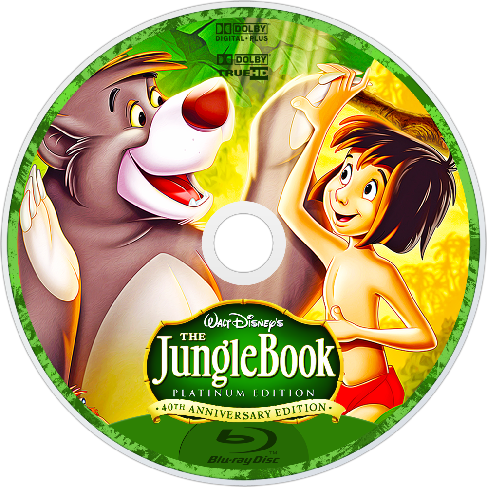 Explore More Images In The Movie Category - Jungle Book Dvd Disc Clipart (1000x1000), Png Download