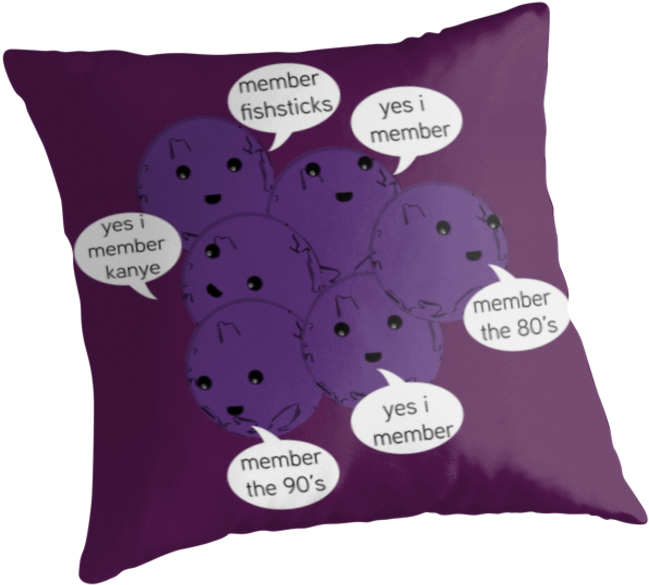 What Do Member Berries Remember - Cushion Clipart (875x875), Png Download