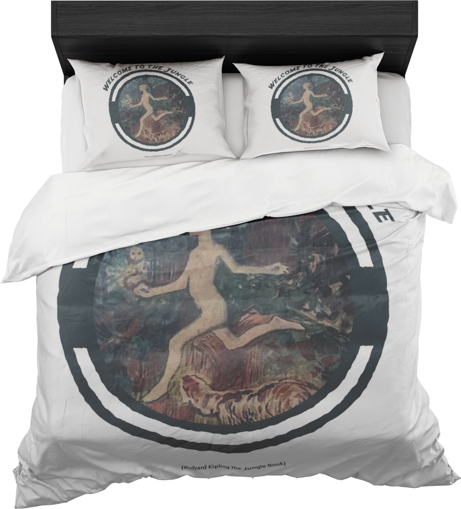 The Jungle Book Bedroom Set - Duvet Cover With Chickens Clipart (2000x2000), Png Download