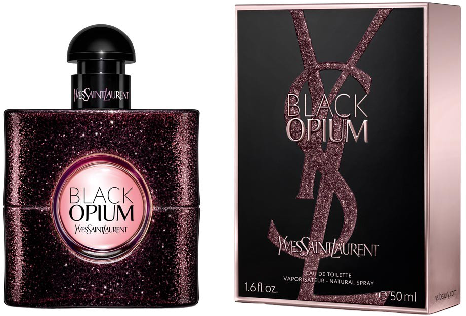 Yves Saint Laurent Black Opium Edt 50 Ml - 3614270551529 Clipart (1073x1020), Png Download