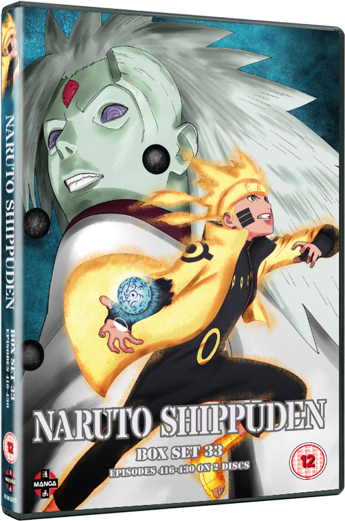 Naruto Shippuden Box 33 - Naruto Shippuden Dvd Box Set 33 Clipart (530x795), Png Download