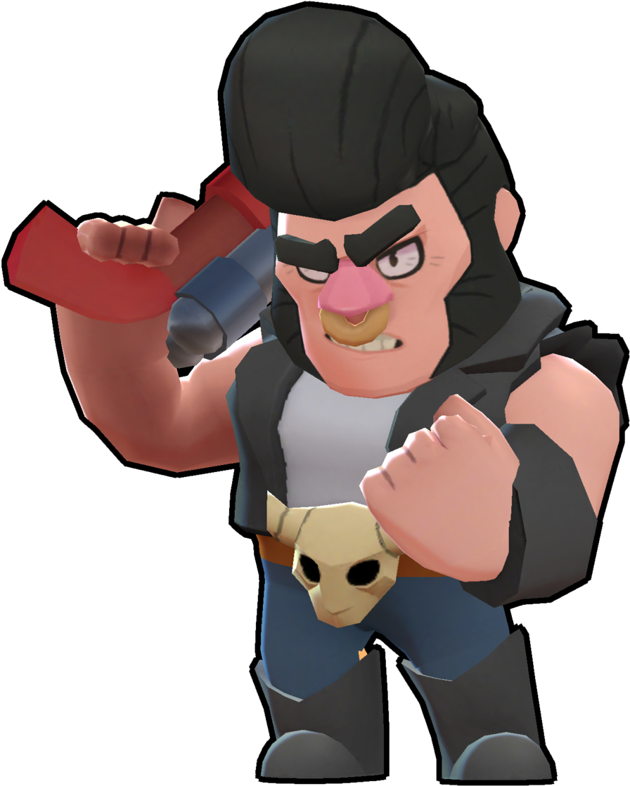 Bull Is A Common Brawler Who Is Unlocked As A League - Brawl Stars New Skins Clipart (1000x1172), Png Download