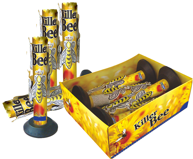 Killer Bee Vuurwerk , Png Download - Killer Bee Vuurwerk Clipart (615x506), Png Download
