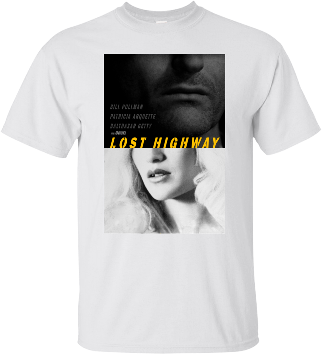 Mens T Shirts Fashion 100% Cotton Short Sleeve O Neck - Lost Highway Poster Clipart (1155x1155), Png Download
