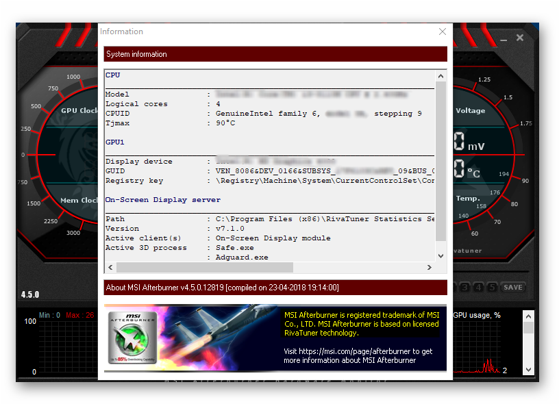 Support For Lcd Displays Of Keyboards Manufactured - Msi Afterburner Clipart (828x589), Png Download