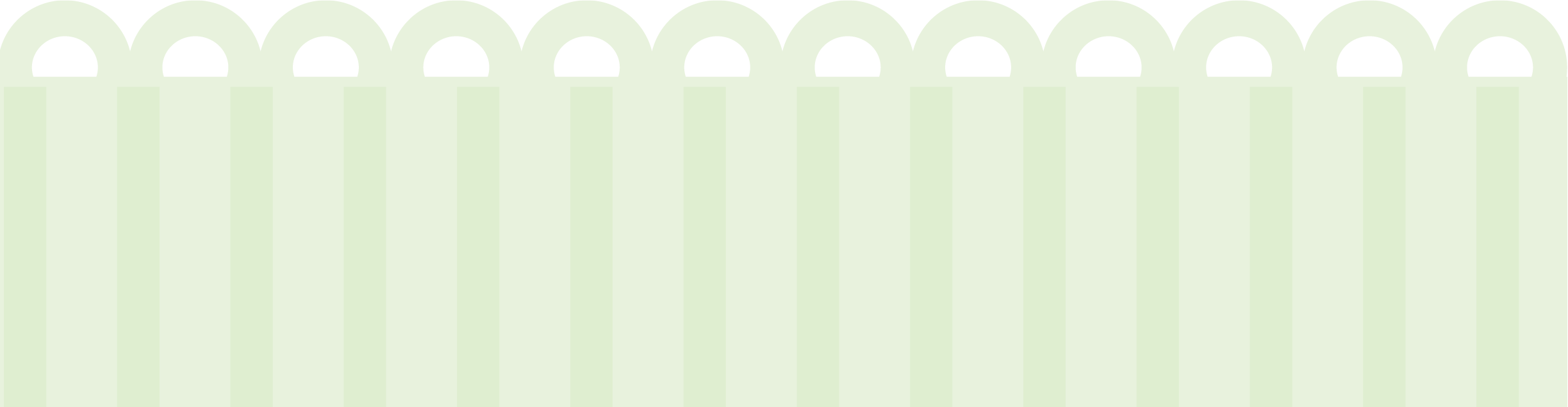 Fence - Picket Fence Clipart (2447x635), Png Download