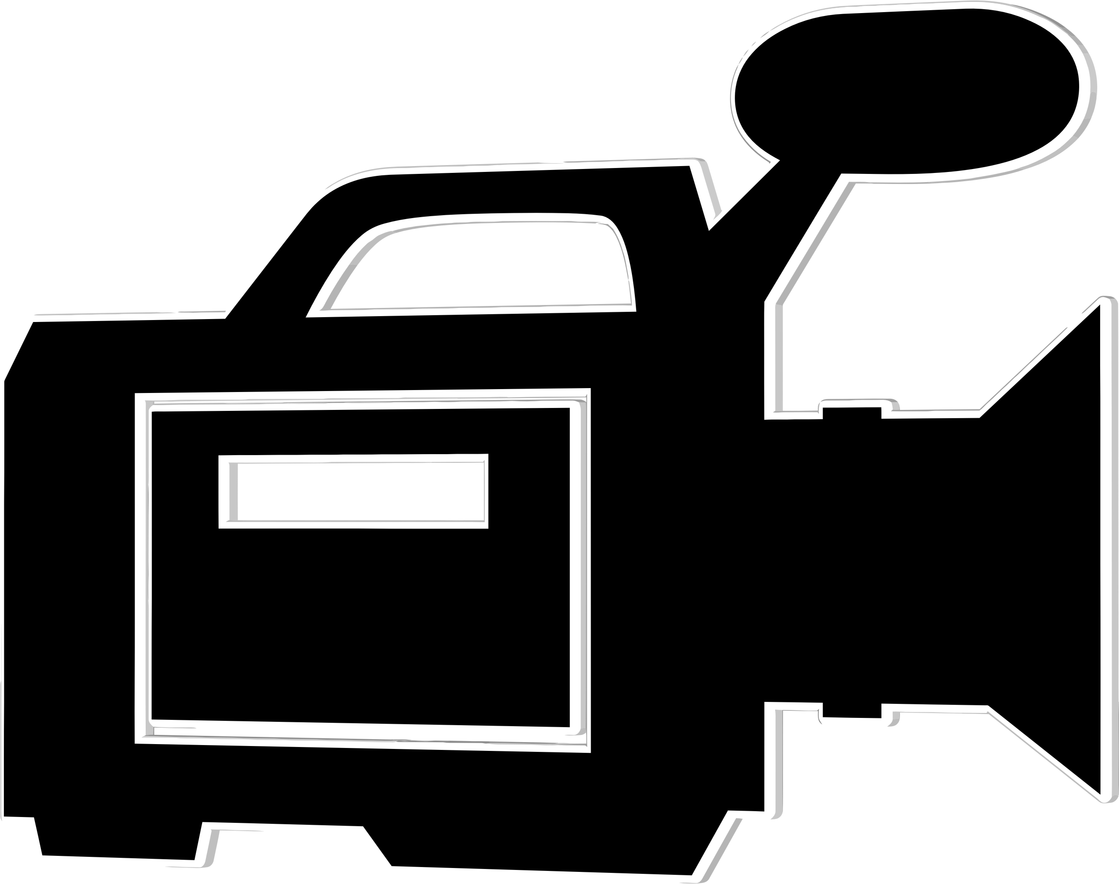 Excelent Clipart Video Camera Icon Silhouette Clipartbarn - Video Camera Icon Png Transparent Png (2304x1820), Png Download