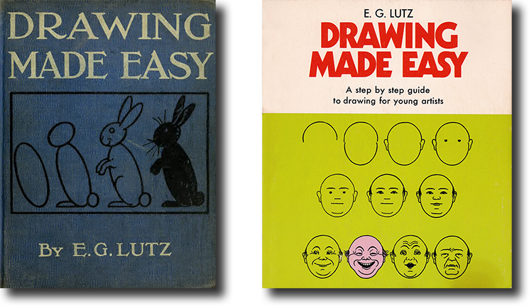 Front Covers Of Two Editions Of Drawing Made Easy - Lutz Drawing Made Easy Clipart (745x431), Png Download