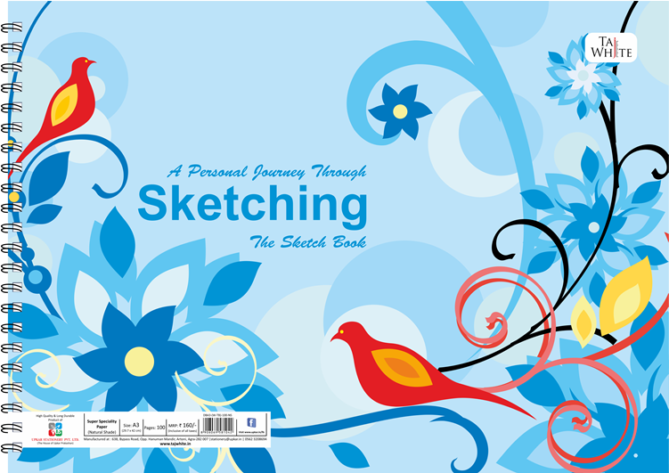 Best Pics On Cover Of Sketching Drawing Book India Clipart (750x900), Png Download