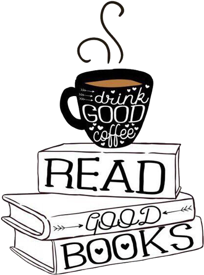Book Drawing Aesthetic - Coffee And Books Drawing Clipart - Large ...
