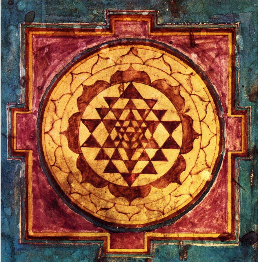 Sri Yantra Bo - Yantra Clipart (1600x900), Png Download