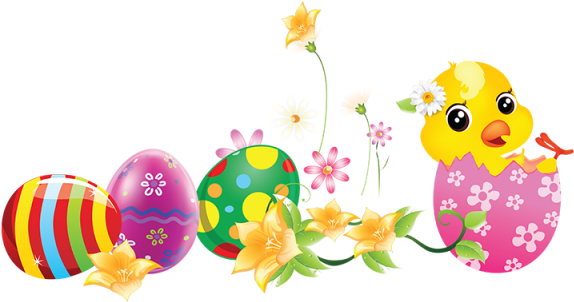 Colorful Egg S Png And Eggs Vector Ⓒ - Free Easter Borders Clipart (640x640), Png Download