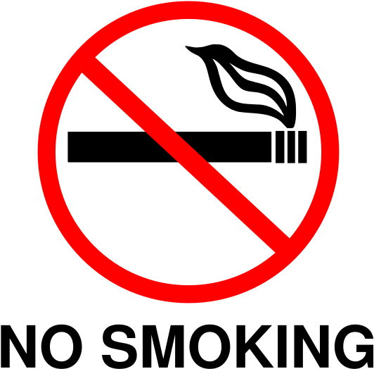 No Smoking Sign 165723 - Draw A No Smoking Sign Clipart (600x600), Png Download