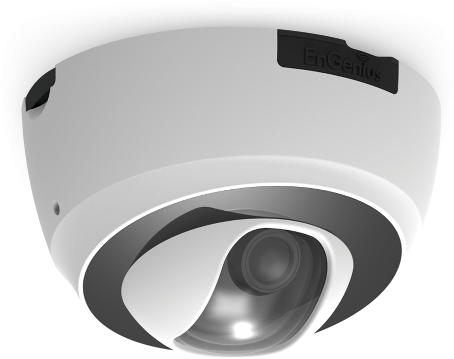 1-megapixel Wireless Day/night Mini Dome Ip Surveillance - Ip Camera Clipart (949x867), Png Download