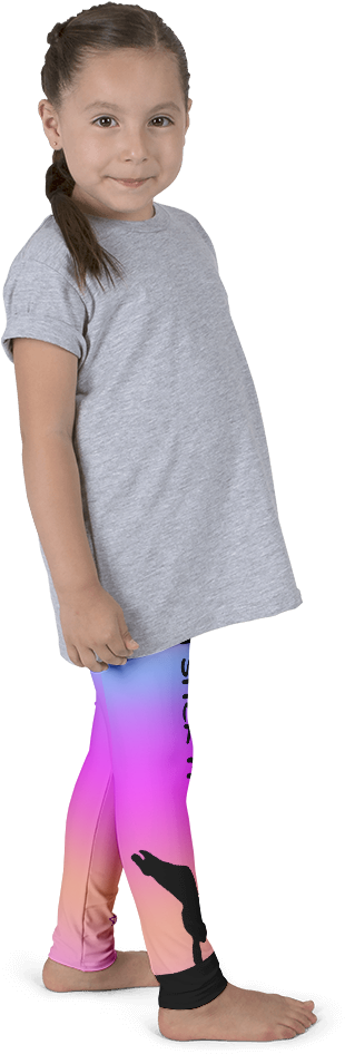 Vault Stick It - Paint Splatter Leggings Kids Clipart (1000x1000), Png Download