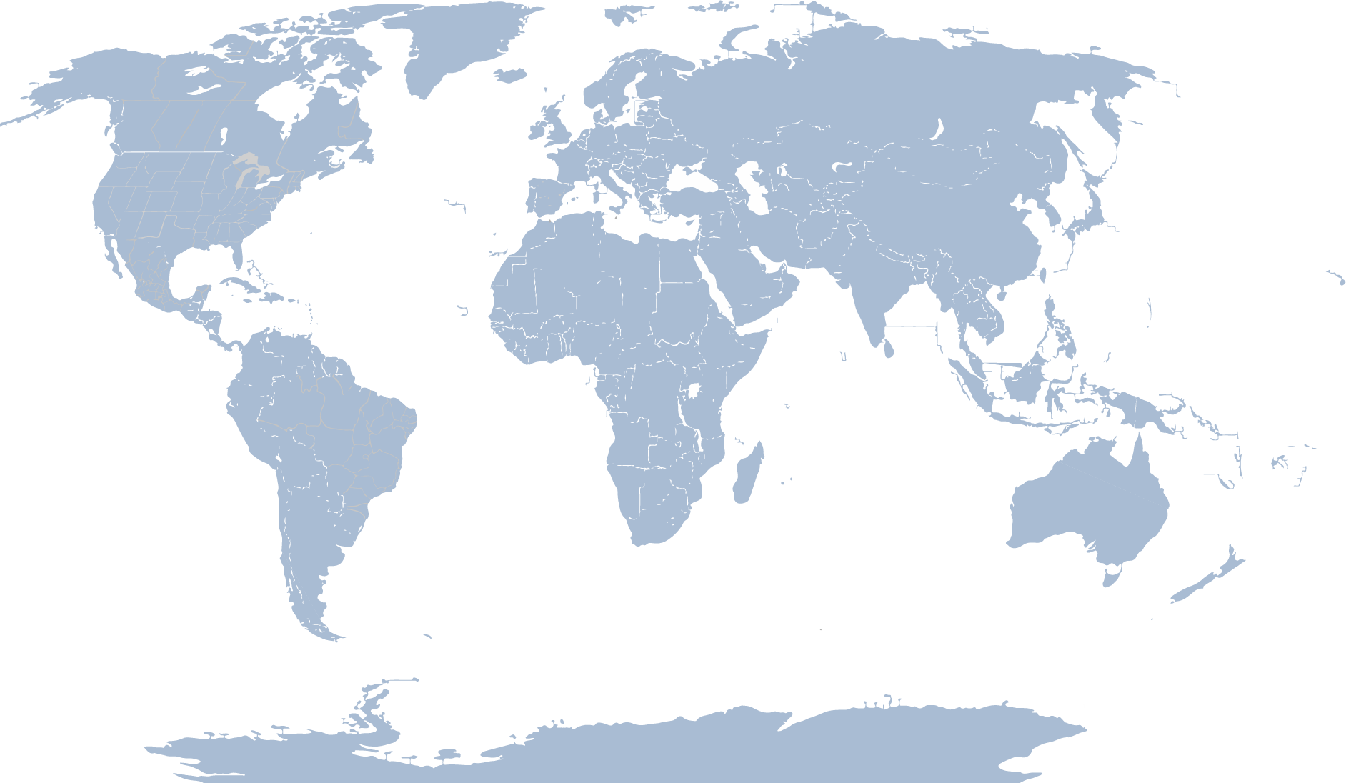 Mapa Mundi - Blank World Map Png Clipart (1884x1096), Png Download