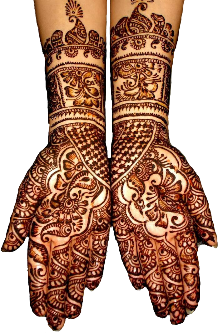 Two Hand Mehndi Design Clipart (800x1100), Png Download