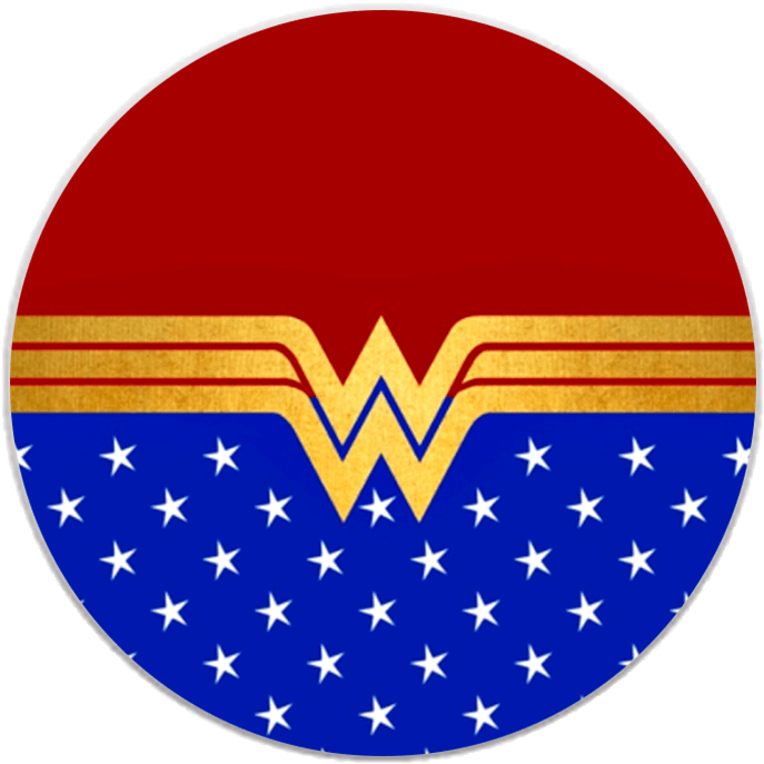 Topsocket Mulher Maravilha Retrô - Wonder Woman Clipart (1000x1000), Png Download