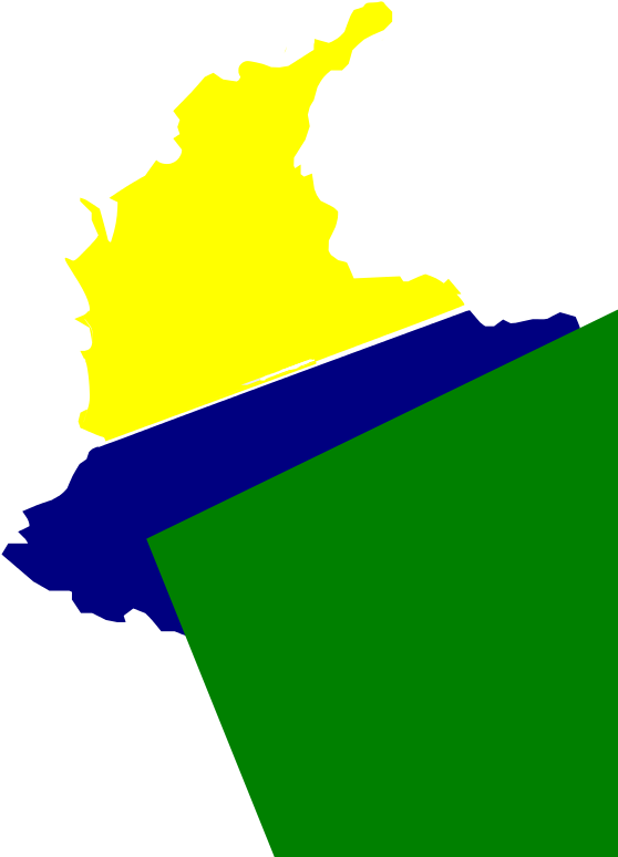 Mapa De Colombia - Graphic Design Clipart (566x800), Png Download