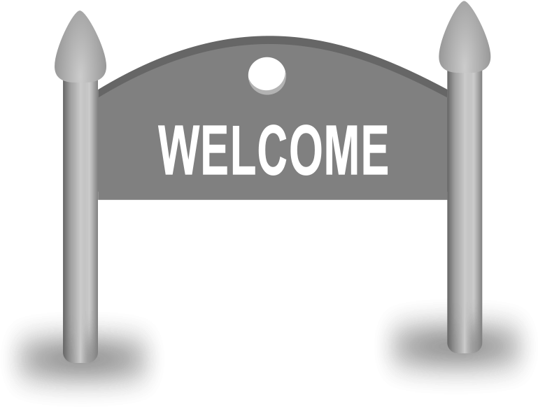 Welcome Sign Clip Art Free Clipart Welcome Sign Board - Welcome Sign Clip Art - Png Download (800x589), Png Download
